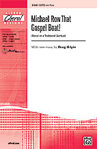 Michael, Row that Gospel Boat! SATB choral sheet music cover